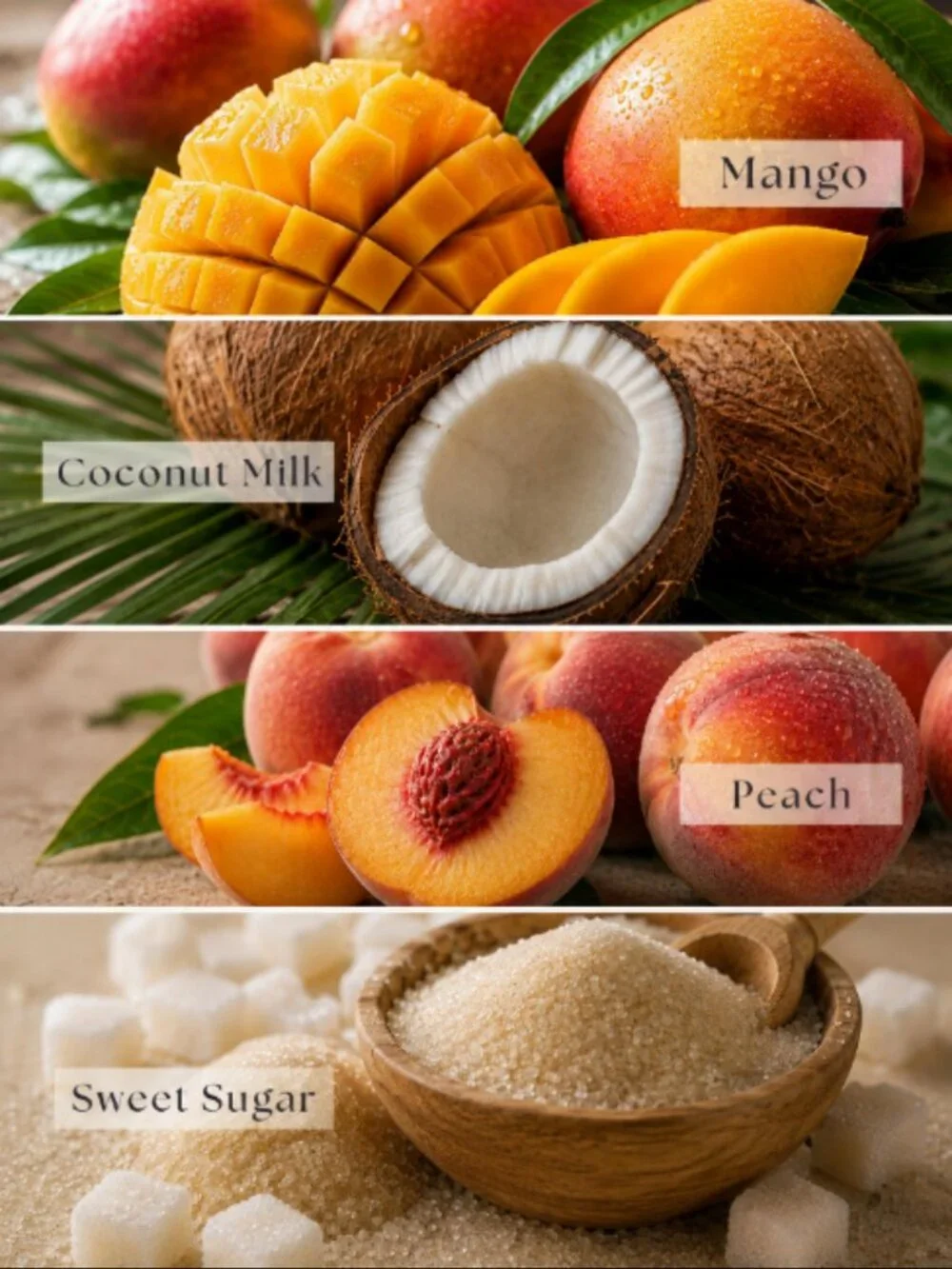 Sweet Escape Candle, Mango & Coconut Milk, Self Care Candle Gift Set